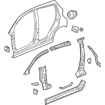GM 42505085 Uniside Assembly, Outer Driver Side