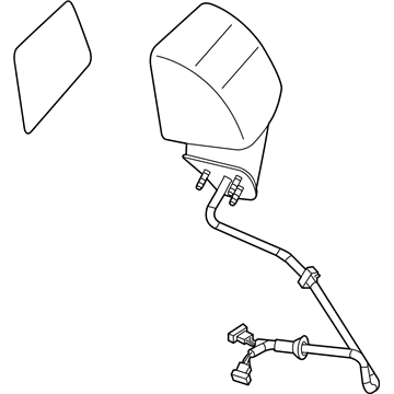 2004 Cadillac XLR Side View Mirrors - 15225052