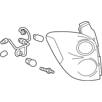 Chevy Equinox Back Up Light - 23267748