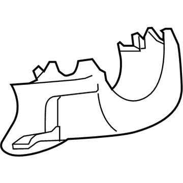 Saturn Aura Steering Column Cover - 15275222