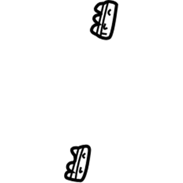 GM 15569593 Windshield Pillar Trim Retainer Clip GM 15569593 Windshield Pillar Trim Retainer Clip