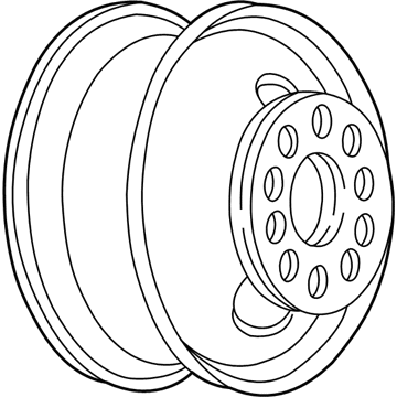 GMC C2500 Spare Wheel - 14005758