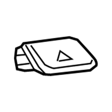 Buick Regal Sportback Hazard Warning Switch - 39100704