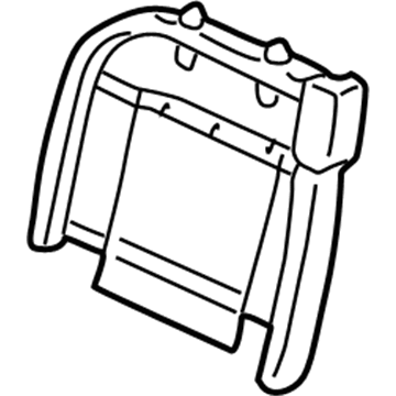 Cadillac 88956820 Seat Back Frame