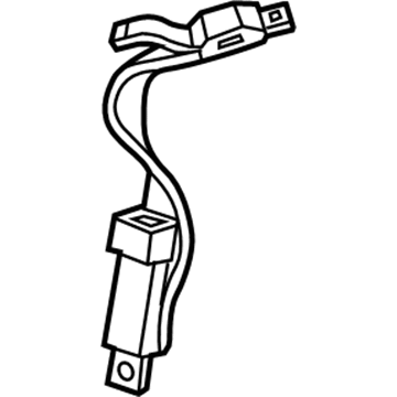 2002 GMC Sonoma Seat Belt - 88951006