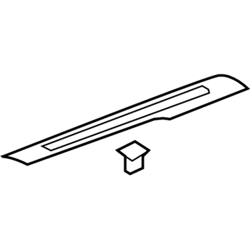 GM 15812140 Front Sill Plate, Driver Side