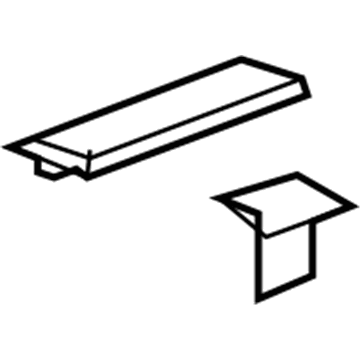 Chevy 15848360 Rear Sill Plate