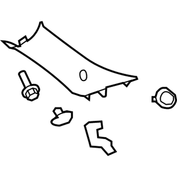 Chevy 20962797 Windshield Pillar Trim