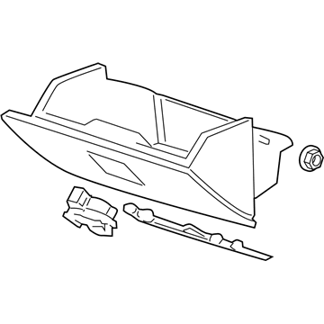 Cadillac 25962464 Compartment Door