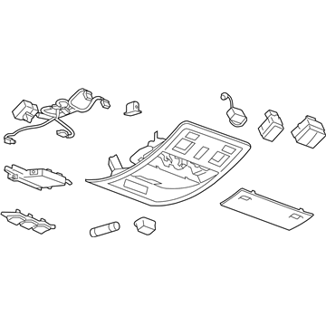 GMC 25977606 Roof Console