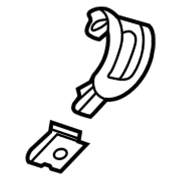 GM 23310984 Striker Cover, Black, Front Driver Side