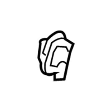 Cadillac 11547517 Lower Center Pillar Trim Clip
