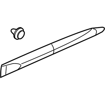 Chevy Impala Door Moldings - 22795509