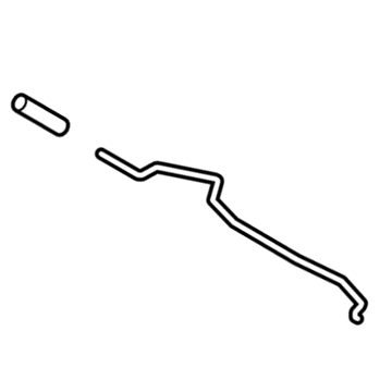 GM 13308200 Lock Rod, Black, Front Driver Side