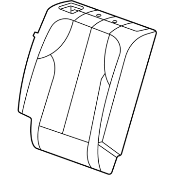 GM 85646281 Seat Back Cover, Black GM 85646281 Seat Back Cover, Black