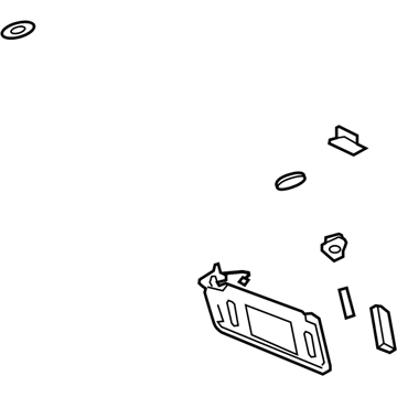 Buick 22794662 Sunvisor