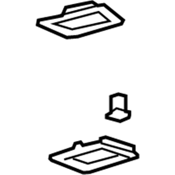 Buick 25992401 Seat Belt Bezel