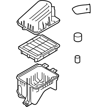 Chevy 96859246 Air Cleaner Assembly