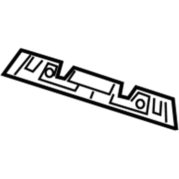 Buick 96875862 Rear Bracket