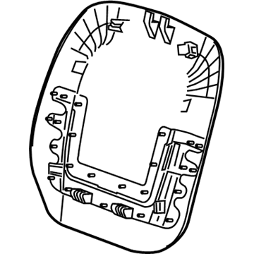 Buick 20982464 Seat Back Panel