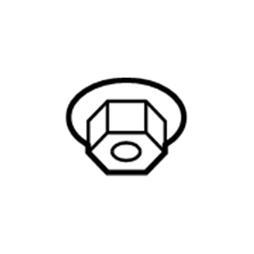 GM 11516783 Trailer Hitch Nut