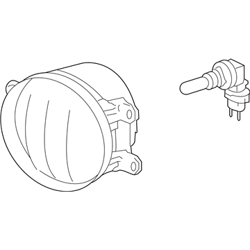 2009 Pontiac Vibe Fog Light - 88975661