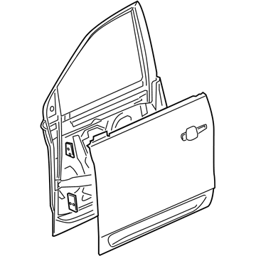 GM 20792548 Door Shell, Front Driver Side