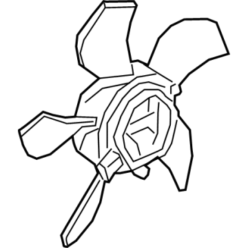 Chevy Fan Motor - 84888876