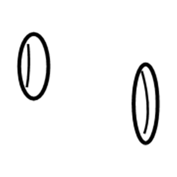 GM 19260863 Center Belt Assembly Button, Titanium