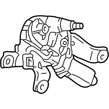 Saturn 19257184 Wiper Motor Assembly