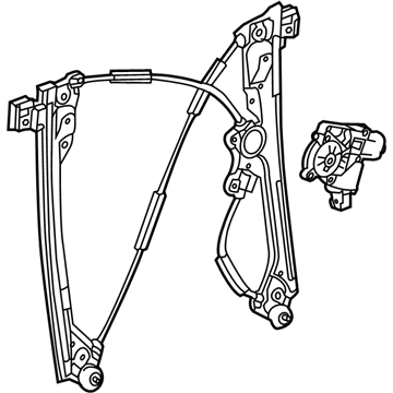 GMC Sierra 1500 Window Regulator - 84621036