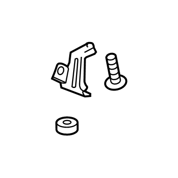 GM 84447423 Center Support, Driver Side