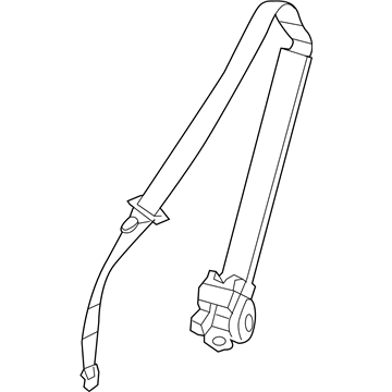 2003 Chevy SSR Seat Belt - 10379985