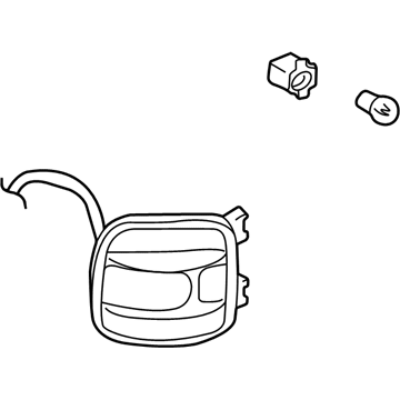 GMC Sierra 2500 Tail Light - 19169013