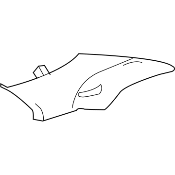 Cadillac 15280047 Upper Quarter Trim