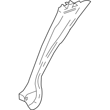 Cadillac 15241223 Lower Quarter Trim