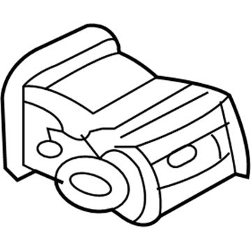 GM 15932624 Air Vent, Passenger Side