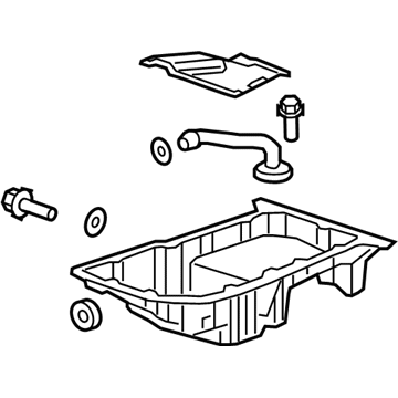 Buick 12647251 Oil Pan