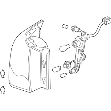 Chevy Cruze Tail Light - 94540776