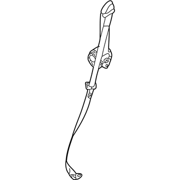 Saturn 15935295 Seat Belt Assembly