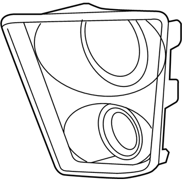 Chevy 22895338 Lamp Bezel