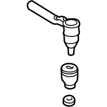 GMC Tie Rod End - 26076544