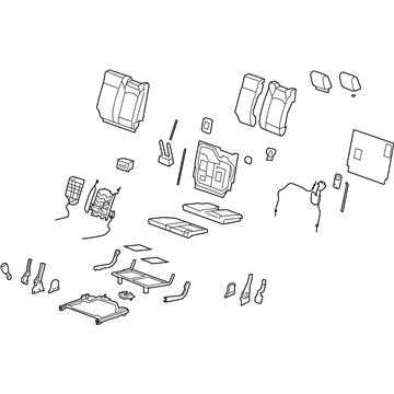 Saturn 25930733 Seat Assembly