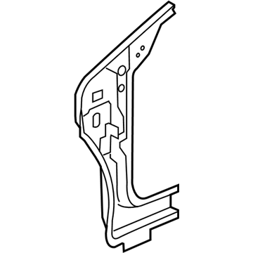 Pontiac 15858766 Hinge Pillar Reinforcement