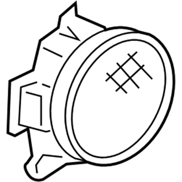 Saturn 25926184 Front Driver Speaker