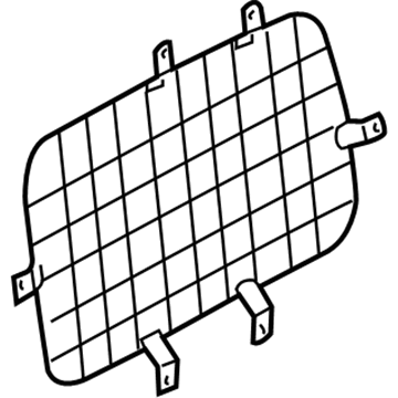 GM 19318018 Screen, Rear Passenger Side GM 19318018 Screen, Rear Passenger Side