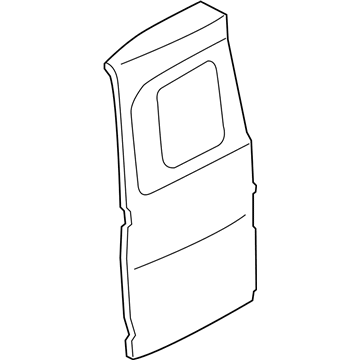GM 19317139 Door Shell, Rear Driver Side