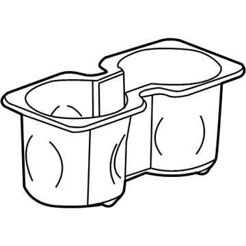 GMC Sierra 1500 Cup Holder - 23467144