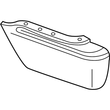 GM 12383118 Extension, Passenger Side GM 12383118 Extension, Passenger Side