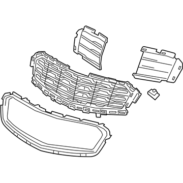 GM 95405354 Center Grille